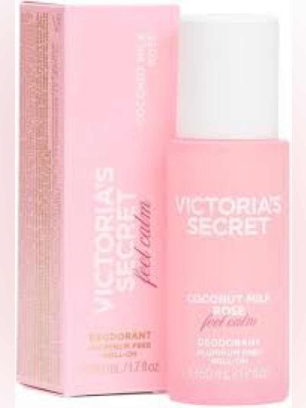 Victoria's Secret Pink Coconut Milk Roll-On Deodorant 50ml 1.7 oz  Aluminum Free